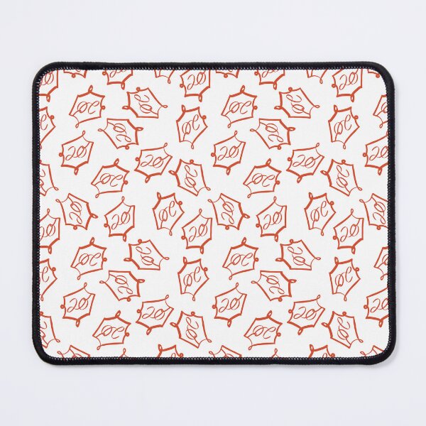 Item preview, Natural 20 Dice Sticker: DnD Pattern Red designed and sold by Druid Soup.