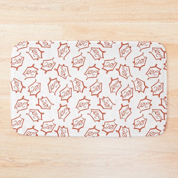 Item preview, Natural 20 Dice Sticker: DnD Pattern Red designed and sold by Druid Soup.