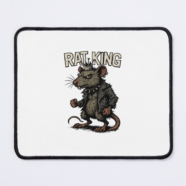 Item preview, Rat King – Punk Rebellion Rodent Shirt designed and sold by ResinandRelics.