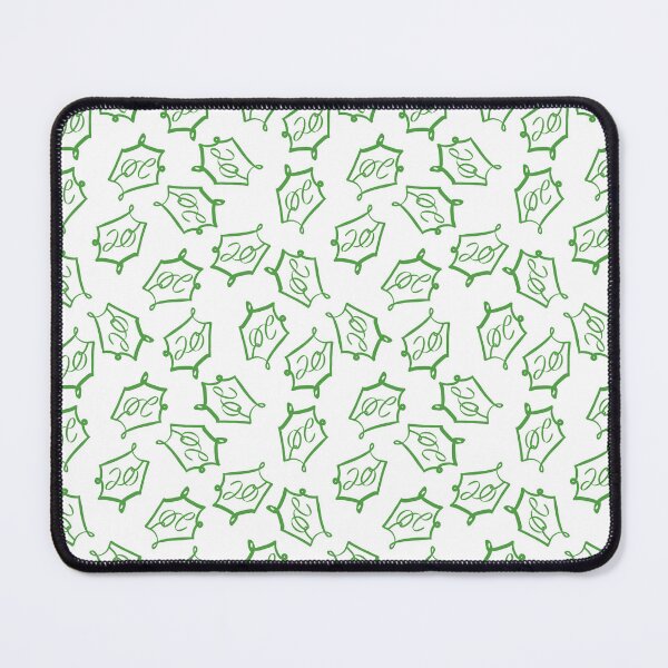 Item preview, Natural 20 Dice Sticker: DnD Pattern Green designed and sold by Druid Soup.
