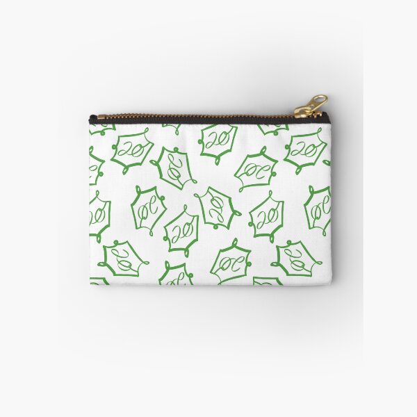 Item preview, Natural 20 Dice Sticker: DnD Pattern Green designed and sold by Druid Soup.