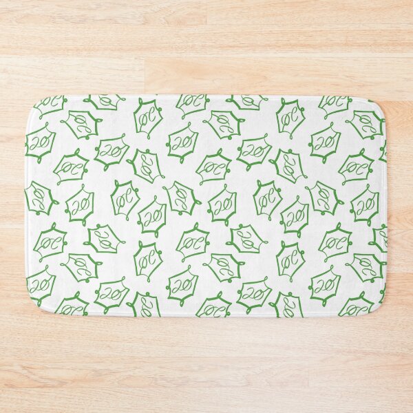 Item preview, Natural 20 Dice Sticker: DnD Pattern Green designed and sold by Druid Soup.
