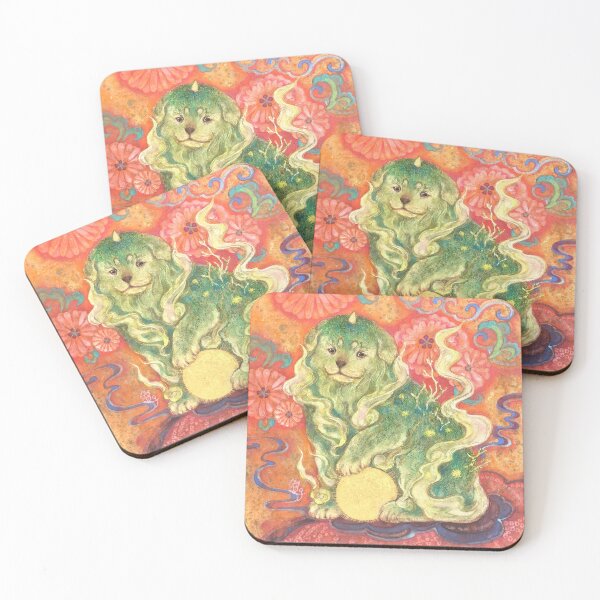 Item preview, Auspicious Komainu: Guardian of Yuzen Dreams (Un Form) designed and sold by nakaitomoko.