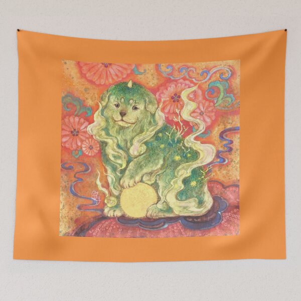 Item preview, Auspicious Komainu: Guardian of Yuzen Dreams (Un Form) designed and sold by nakaitomoko.