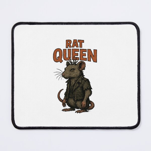 Item preview, Rat Queen – Punk Rodent Royalty Shirt designed and sold by ResinandRelics.
