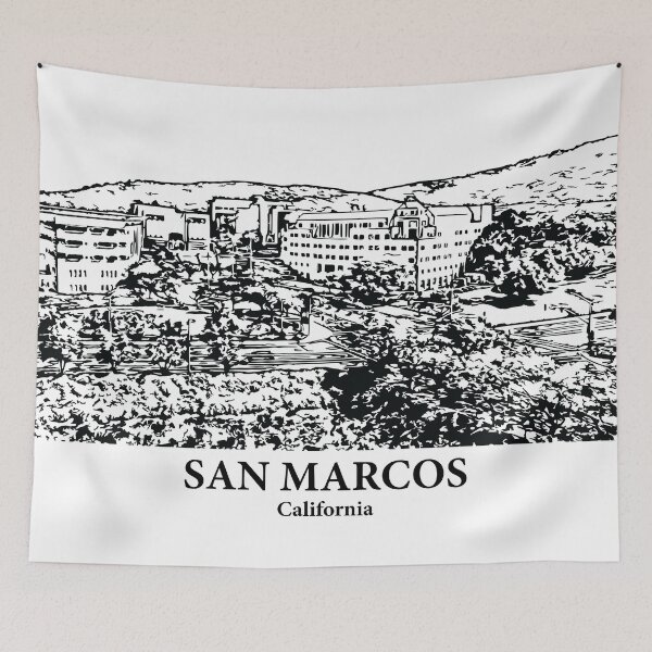 Item preview, San Marcos - California designed and sold by Lakeric Cityscapes.