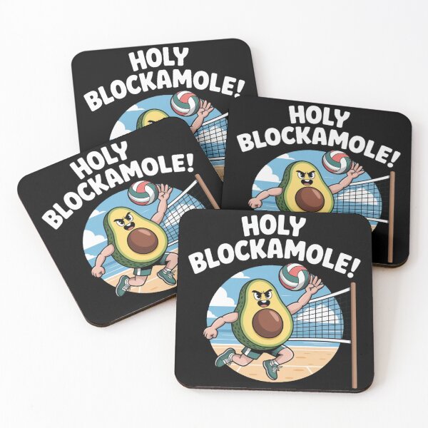 Item preview, Holy Blockamole Volleyball Cute Funny, Volleyball Lover, Avocado Lover designed and sold by Dabbing Turtle Designs.