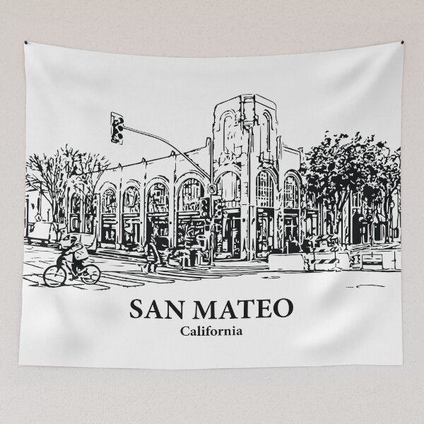 Item preview, San Mateo, California designed and sold by Lakeric Cityscapes.