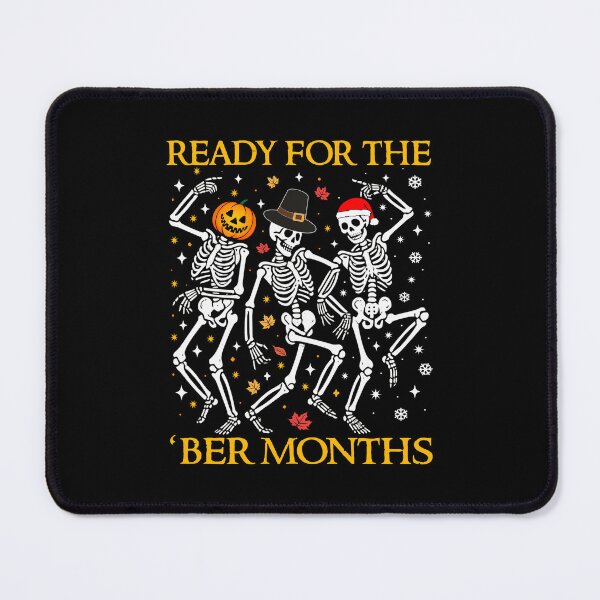 Item preview, Funny Dancing Skeletons Ready For the Ber Months Fall Autumn Season designed and sold by Bad Kitty Designz.