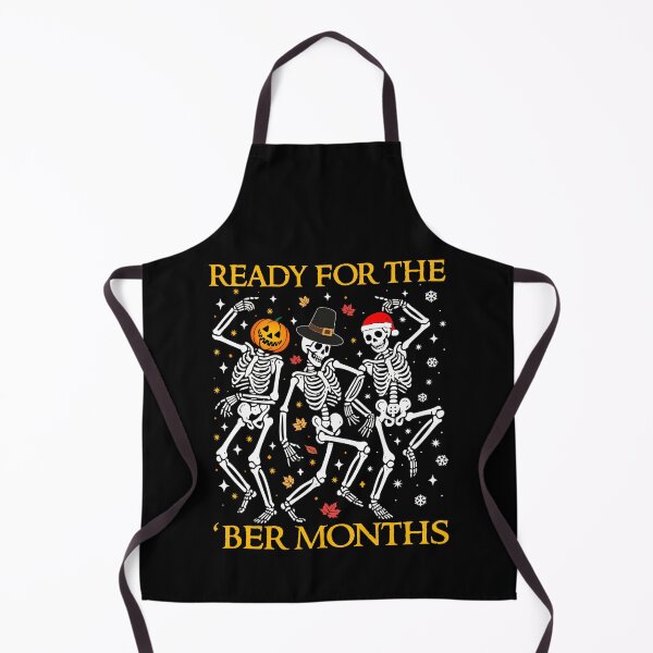 Item preview, Funny Dancing Skeletons Ready For the Ber Months Fall Autumn Season designed and sold by Bad Kitty Designz.