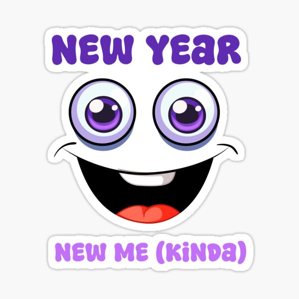Item preview, "New Year, New Me (Kinda)" designed and sold by Soukito.