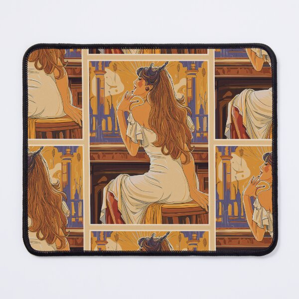 Item preview, Vintage Muse in Golden Glow - Alphonse Mucha Inspired designed and sold by Kelly Designed.