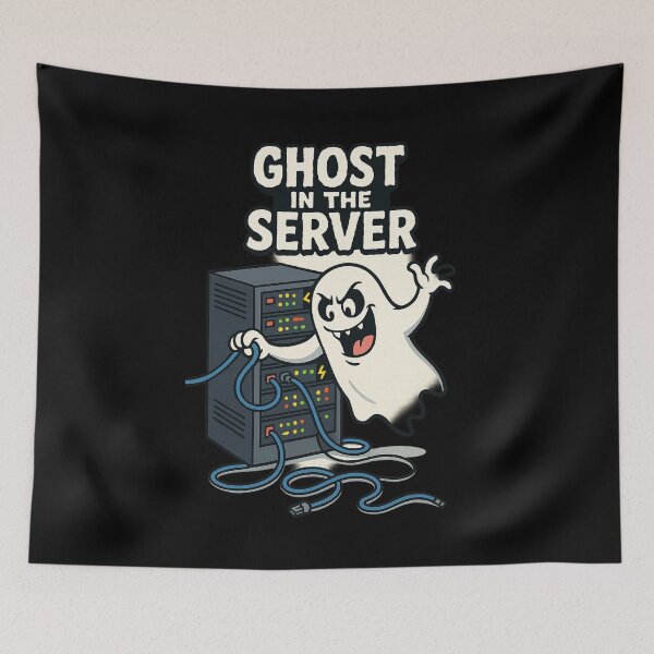 Item preview, data center Ghost in the Server designed and sold by Uglyandcute.