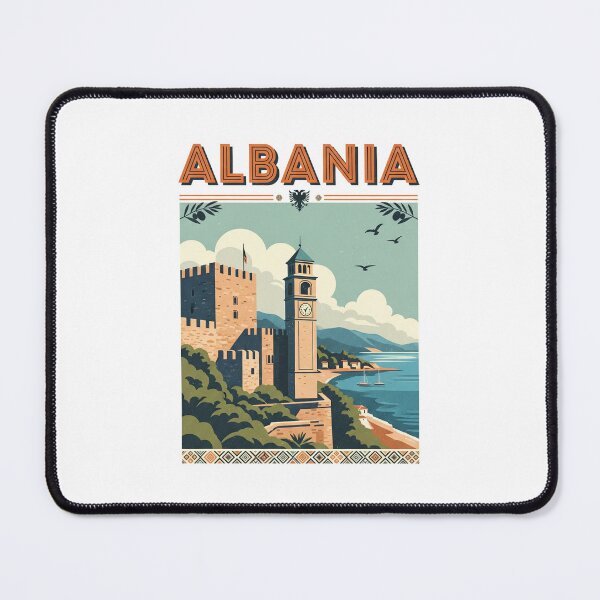 Item preview, Albania (Country Collection) designed and sold by HeartbeatPrint.