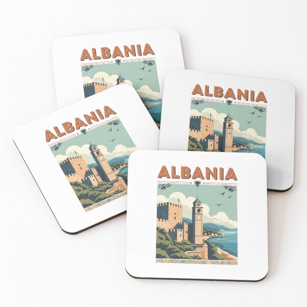 Item preview, Albania (Country Collection) designed and sold by HeartbeatPrint.