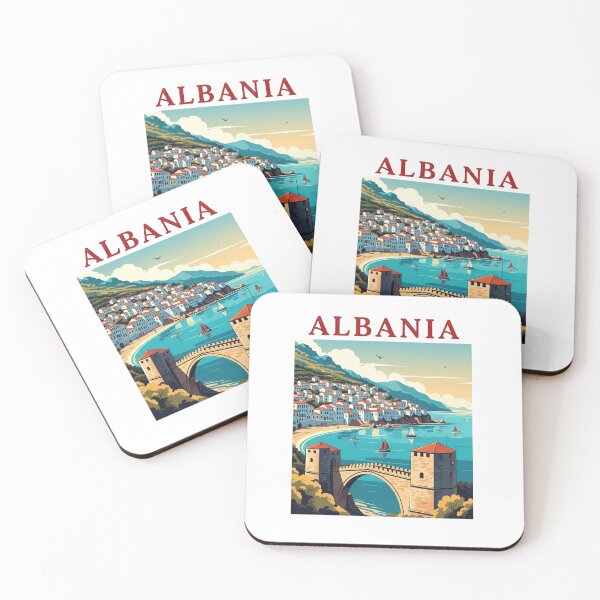 Item preview, Albania (Country Collection) designed and sold by HeartbeatPrint.