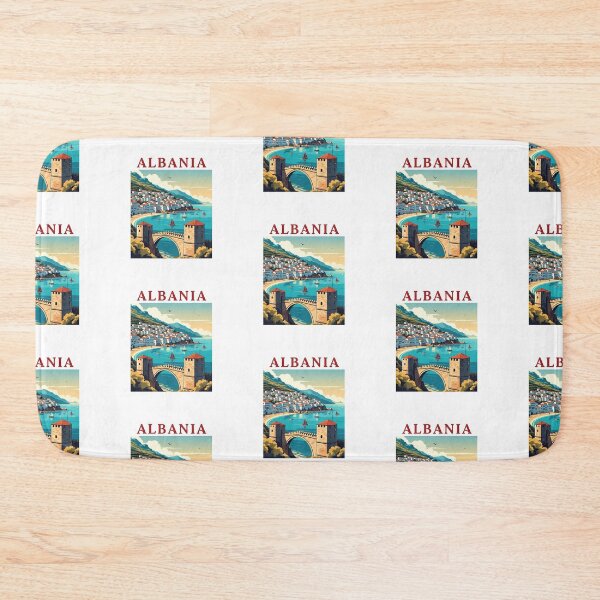 Item preview, Albania (Country Collection) designed and sold by HeartbeatPrint.