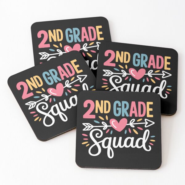 Item preview, 2nd Grade Squad Second Teacher Student Team Back To School designed and sold by Sunset4Bones.