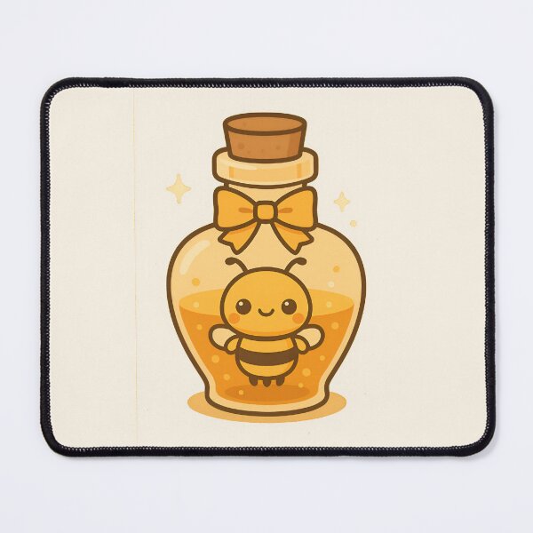 Item preview, Bee Potion - Kawaii Honey Magic Bottle designed and sold by LuKreate.