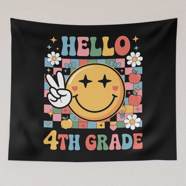 Item preview, 4th Grade For Boys Girls Teacher Fourth Grade Back to School designed and sold by Sunset4Bones.