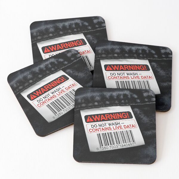 Item preview, funny data center Do Not Wash – Contains Live Data! designed and sold by Uglyandcute.