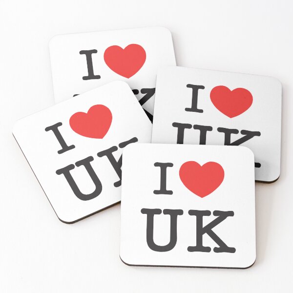 Item preview, I Love UK | Bold Travel & Patriotic Design Celebrating the United Kingdom designed and sold by PaintedPixels01.