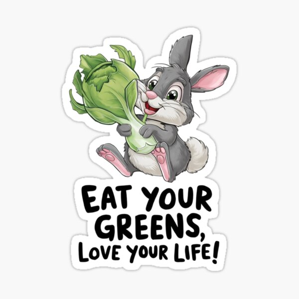 Item preview, Eat Your Greens, Love Your Life! | Healthy Living Motivation | Vibrant Plant-Based Lifestyle Quote designed and sold by PaintedPixels01.
