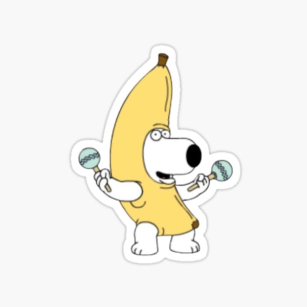 Item preview, Banana Brian | Family Guy designed and sold by CloverDC.