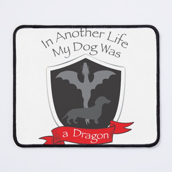 Item preview, Dog Meets Dragon – Hilarious Pet Fantasy Mashup designed and sold by SnarkSharks.