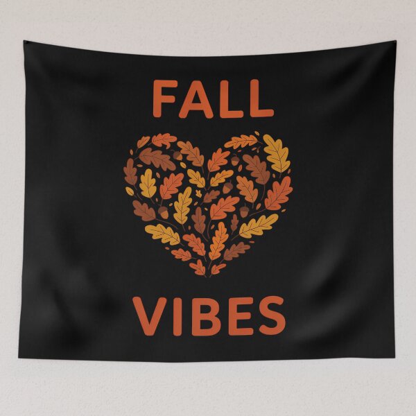 Item preview, Fall Vibes Autumn Leaves Heart designed and sold by brynatshop.