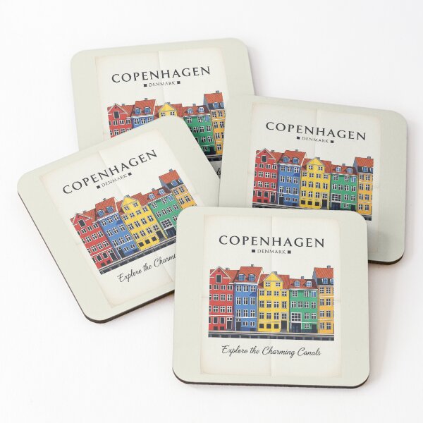 Item preview, Copenhagen - Denmark (Country Collection) designed and sold by HeartbeatPrint.