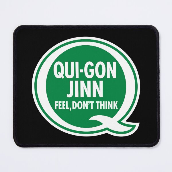 Item preview, Qui-Gon Jinn Don't Think designed and sold by MinimalGeekery.