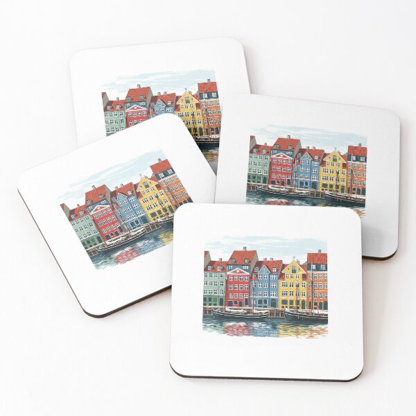 Item preview, Copenhagen - Denmark (Country Collection) designed and sold by HeartbeatPrint.