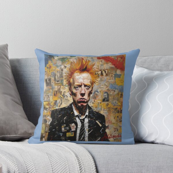 Item preview, "Sneering Rebel: Johnny Rotten's Punk Rock Iconoclasm" designed and sold by Artisticanvas.