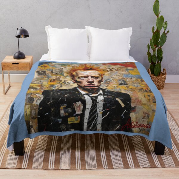 Item preview, "Sneering Rebel: Johnny Rotten's Punk Rock Iconoclasm" designed and sold by Artisticanvas.