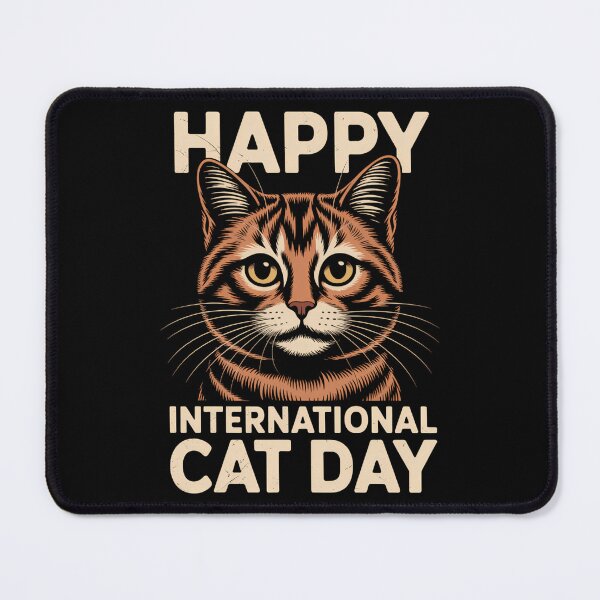 Item preview, Happy International Cat Day designed and sold by brynatshop.