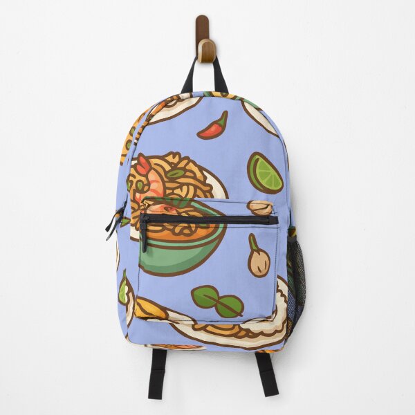 Item preview, Cute Thai Food Pattern designed and sold by SoSoSeahorse.