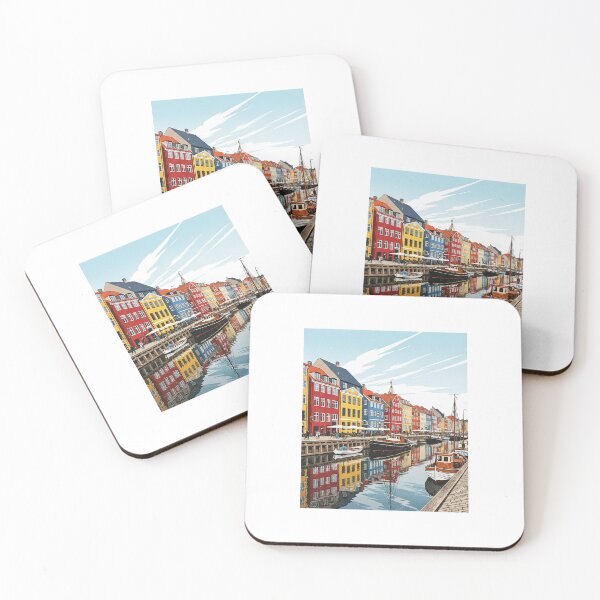 Item preview, Copenhagen - Denmark (Country Collection) designed and sold by HeartbeatPrint.