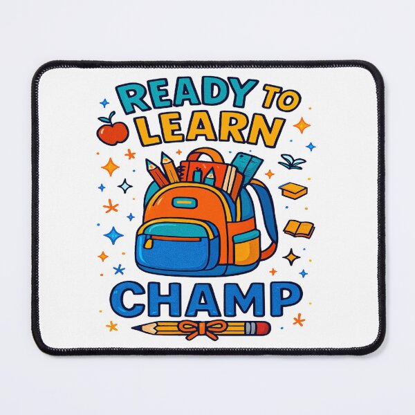 Item preview, Ready to Learn Champ Backpack – First Day of School Motivational - Back to School designed and sold by Taans-Creation.