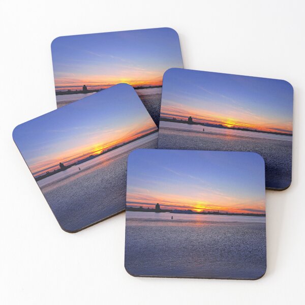 Item preview, Sunset over the Liverpool docks designed and sold by BornToBeWyld.