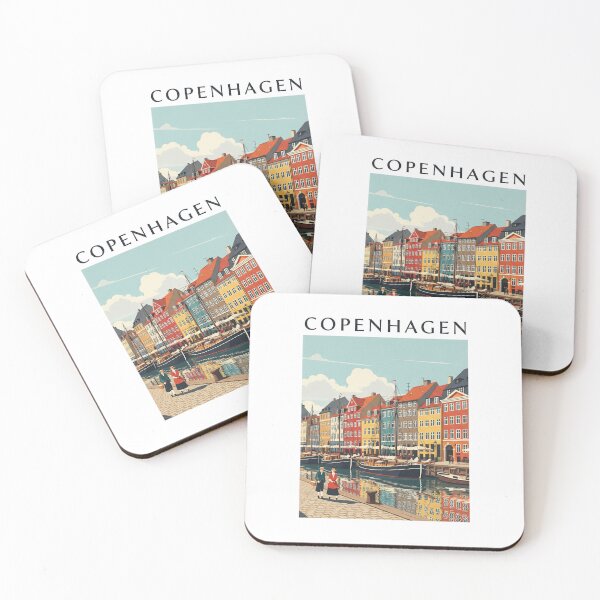 Item preview, Copenhagen - Denmark (Country Collection) designed and sold by HeartbeatPrint.