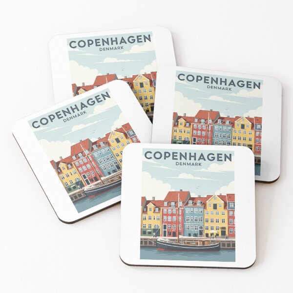 Item preview, Copenhagen - Denmark (Country Collection) designed and sold by HeartbeatPrint.