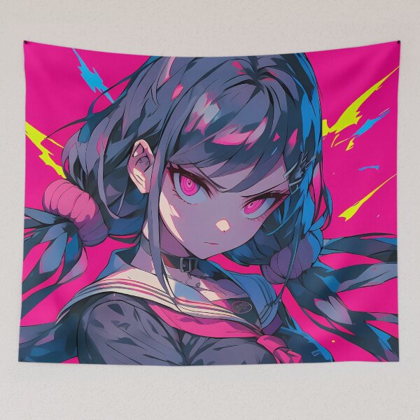 Item preview, Toko Fukawa Danganronpa Anime Girl Fierce Attitude designed and sold by juniorcastros.