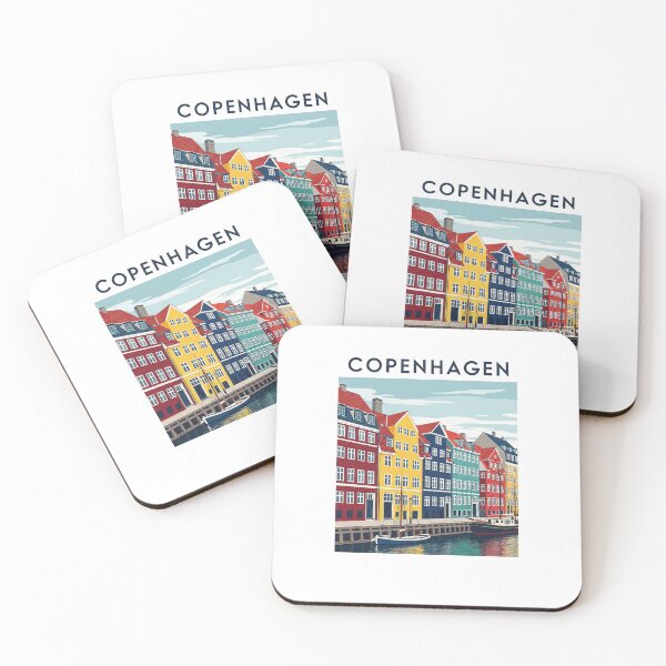 Item preview, Copenhagen - Denmark (Country Collection) designed and sold by HeartbeatPrint.