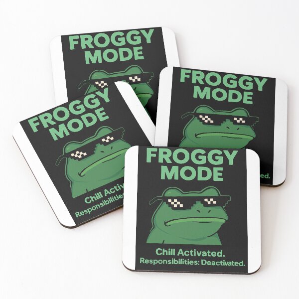 Item preview, FROGGY MODE – Chill Activated designed and sold by YonizaStudio.