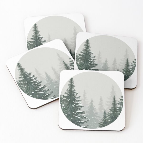 Item preview, Snowy trees winter designed and sold by lea-lani.