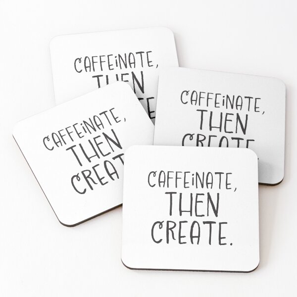 Item preview, Caffeinate then create designed and sold by jazzydevil.