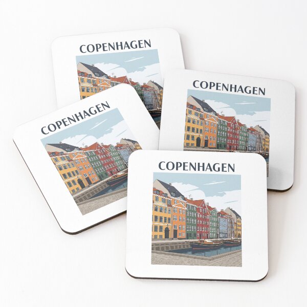 Item preview, Copenhagen - Denmark (Country Collection) designed and sold by HeartbeatPrint.