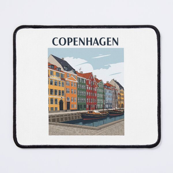 Item preview, Copenhagen - Denmark (Country Collection) designed and sold by HeartbeatPrint.
