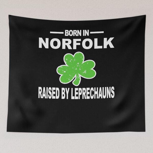 Item preview, Norfolk Shirt Raised By Leprechauns St Patty Shirt designed and sold by shoppzee.